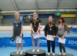 Stupně vítězů: dvouhra dorostenek
